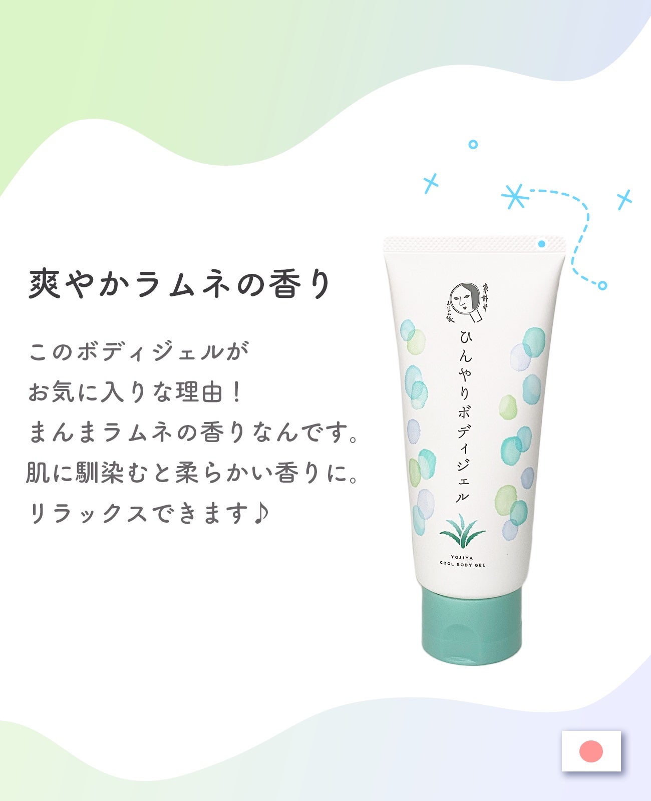 ひんやりボディジェル/よーじや/ボディローションを使ったクチコミ(4枚目)