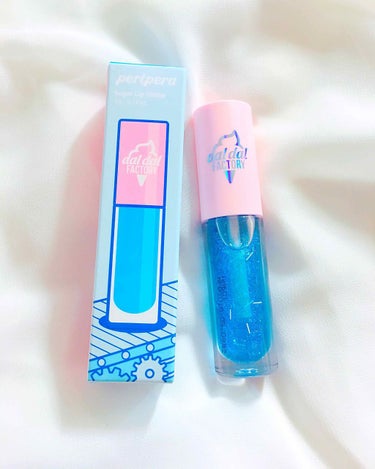 PERIPERA シュガーリップグリッターのクチコミ「peripera Suger Lip Glitter
 #1 Space Blue Toppi.....」（1枚目）