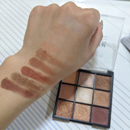 UR GLAM BLOOMING EYE COLOR PALETTE/U R GLAM/アイシャドウパレットを使ったクチコミ(3枚目)