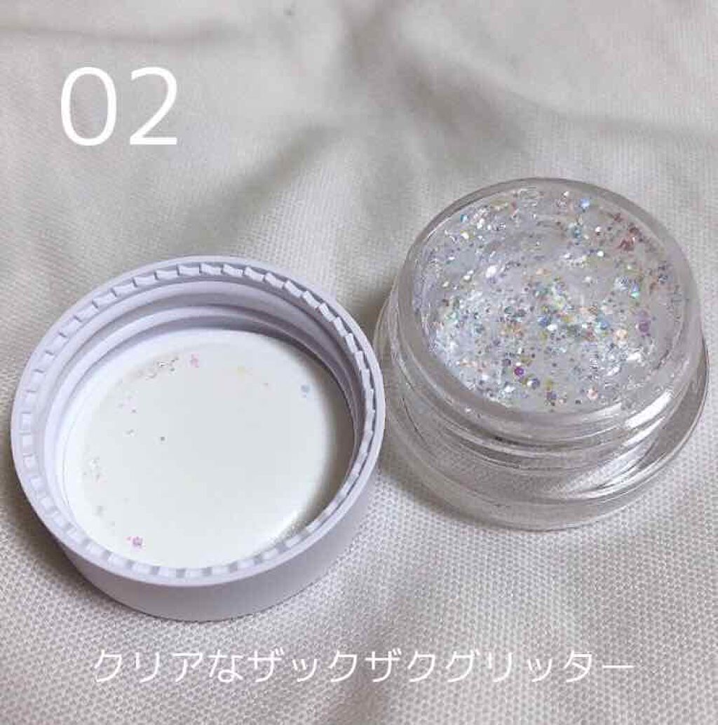 ゲットルーズグリッタージェル/unleashia/グリッターを使ったクチコミ（3枚目）
