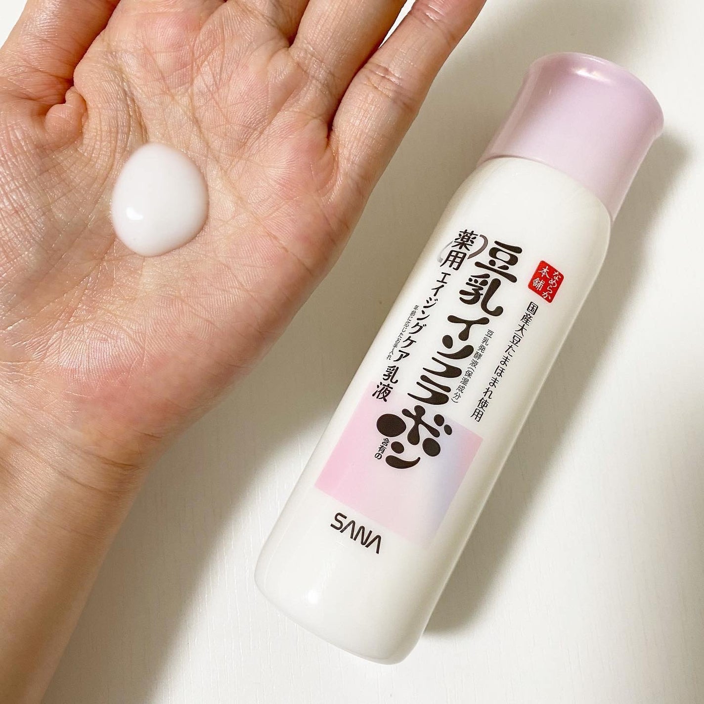 薬用リンクル乳液 ホワイト/なめらか本舗/乳液を使ったクチコミ(3枚目)