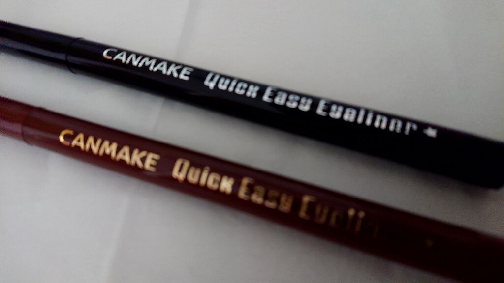 クイックイージーアイライナー 01 ブラック/キャンメイク/リキッドアイライナーを使ったクチコミ（1枚目）