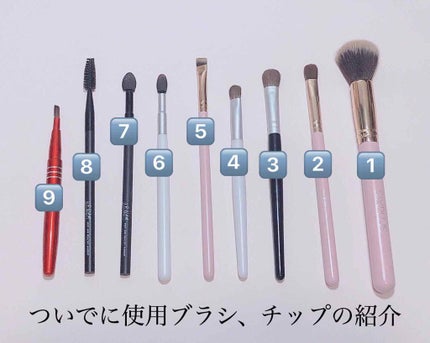 ブラシ収納ケース/DAISO/メイクブラシを使ったクチコミ(3枚目)