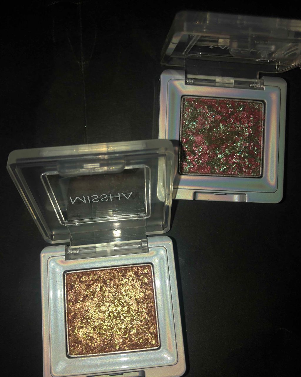 グリッタープリズム シャドウ GEX01/MISSHA/グリッターを使ったクチコミ（2枚目）