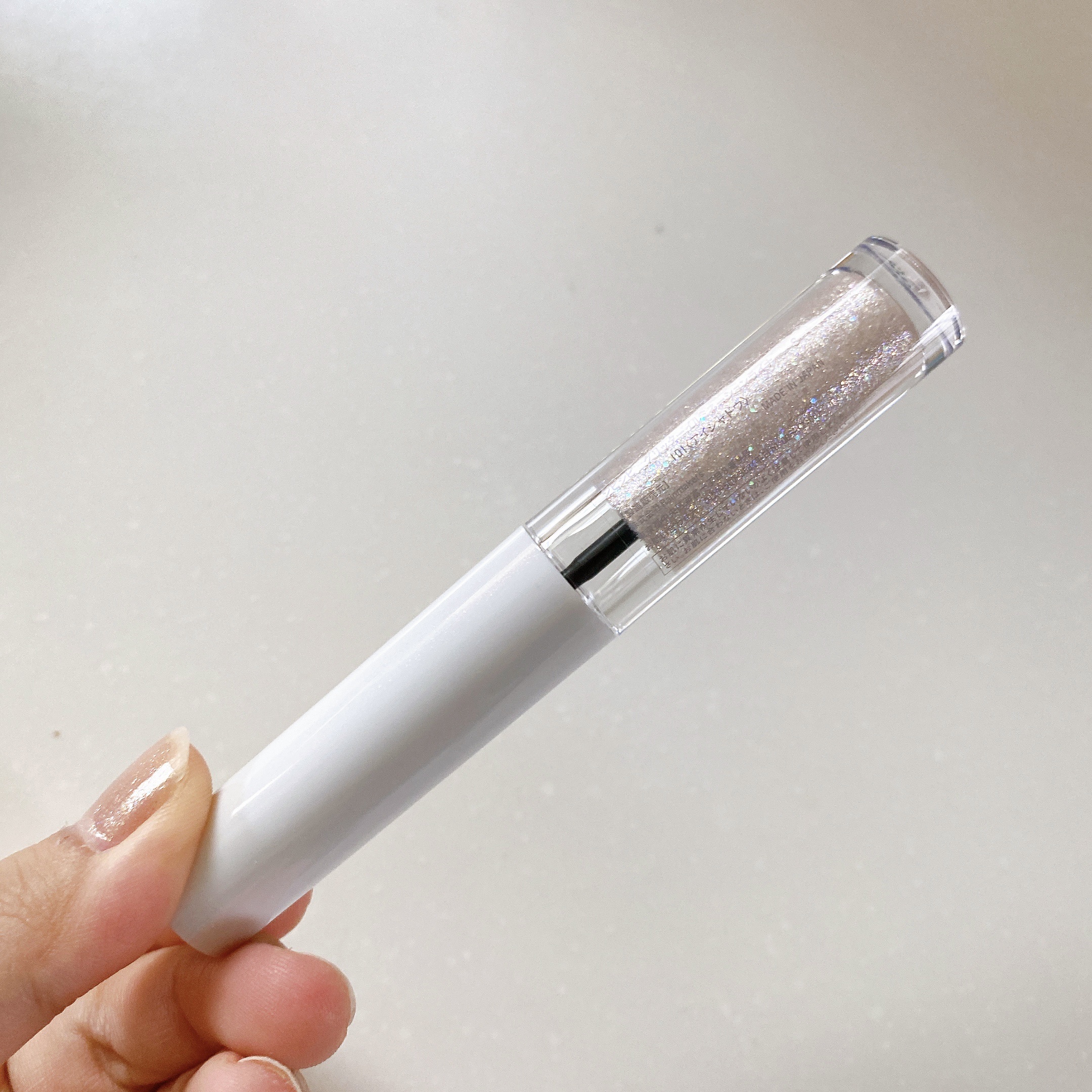 シピシピ グリッター イルミネーションライナー S 101 ユニコーンラベンダー（限定色）/CipiCipi/リキッドアイライナーを使ったクチコミ（2枚目）