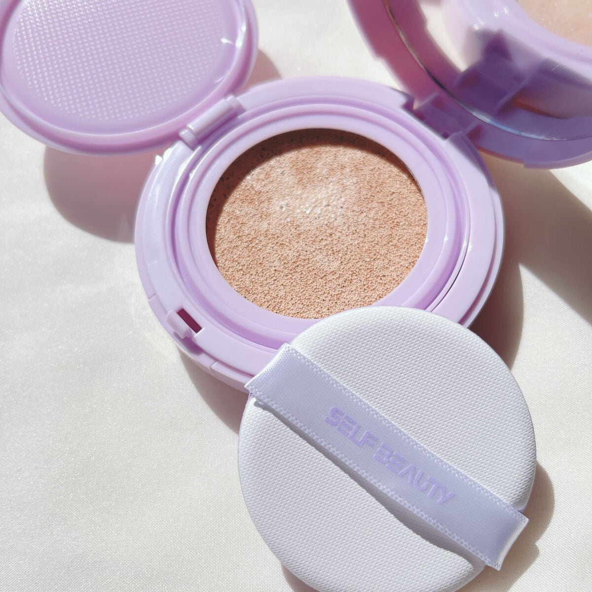 ユニコーン オーロラ光彩クッション/SELF BEAUTY/クッションファンデーションを使ったクチコミ(3枚目)