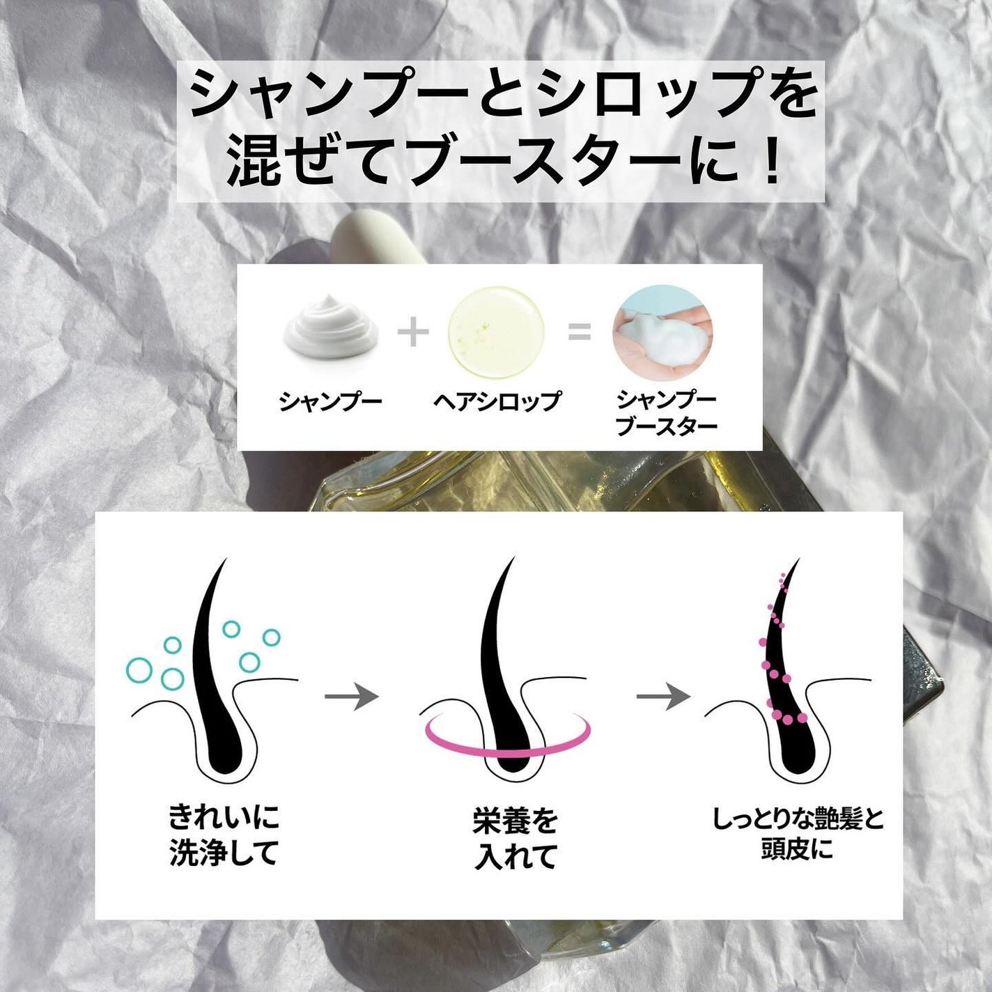 オーガニックヘアシロップ/PINKGHOST/ヘアオイルを使ったクチコミ(8枚目)