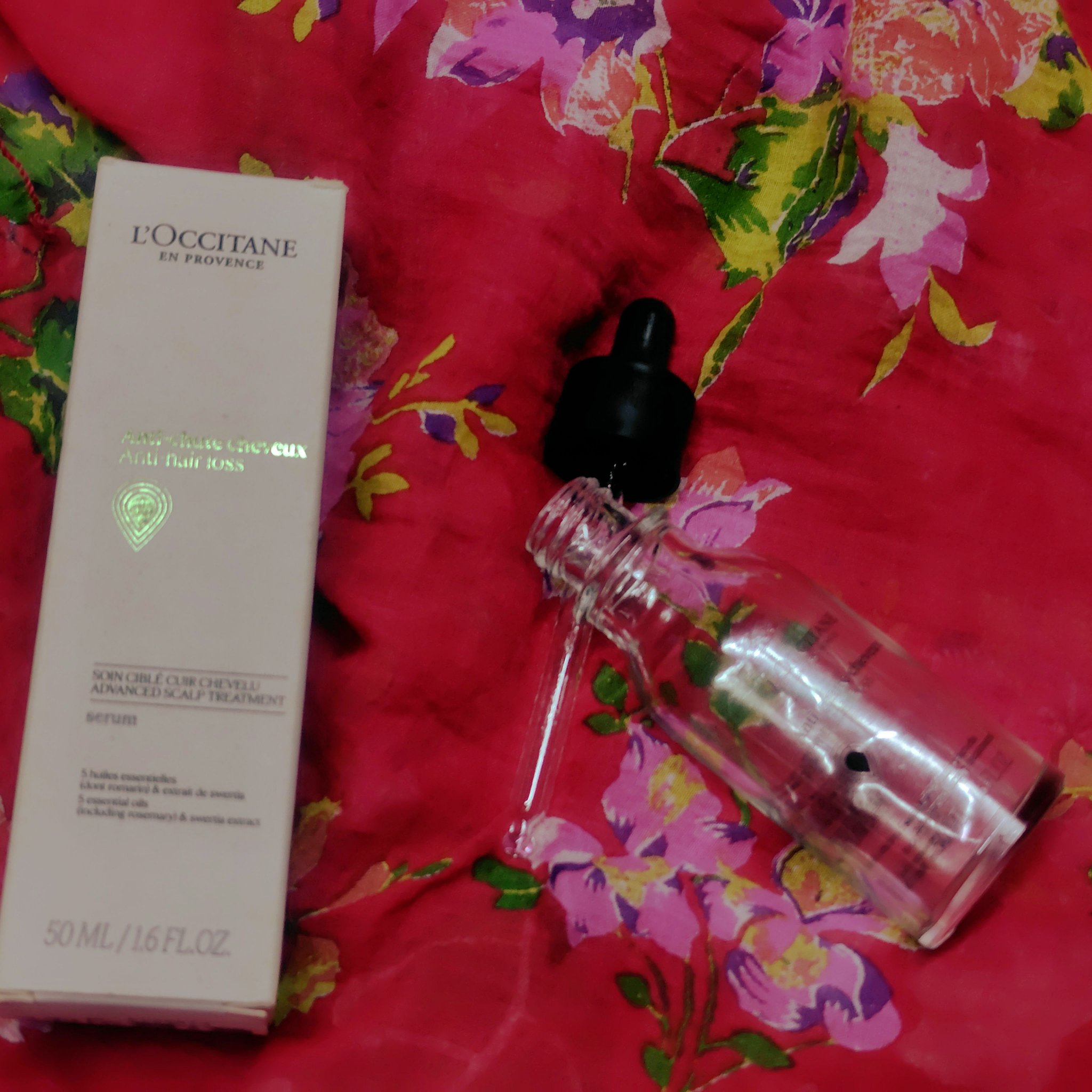 薬用 メディカル アンチヘアロスセラム/L'OCCITANE/頭皮ローションを使ったクチコミ（1枚目）