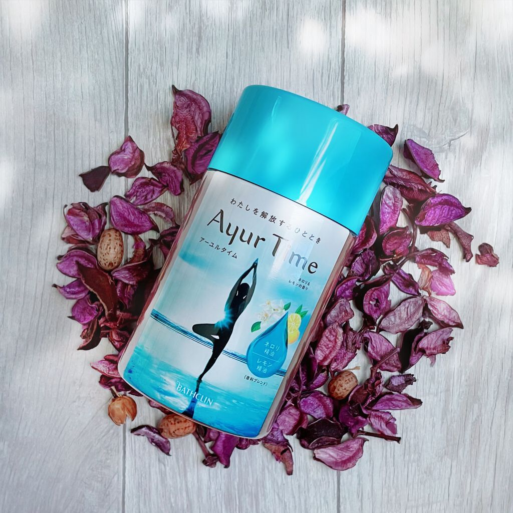 Ayur Time（アーユルタイム） ネロリ＆レモンの香り 720g/アーユルタイム/無機塩系入浴剤を使ったクチコミ（2枚目）