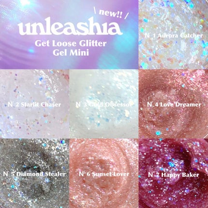 ゲットルーズグリッタージェル/unleashia/グリッターを使ったクチコミ(1枚目)