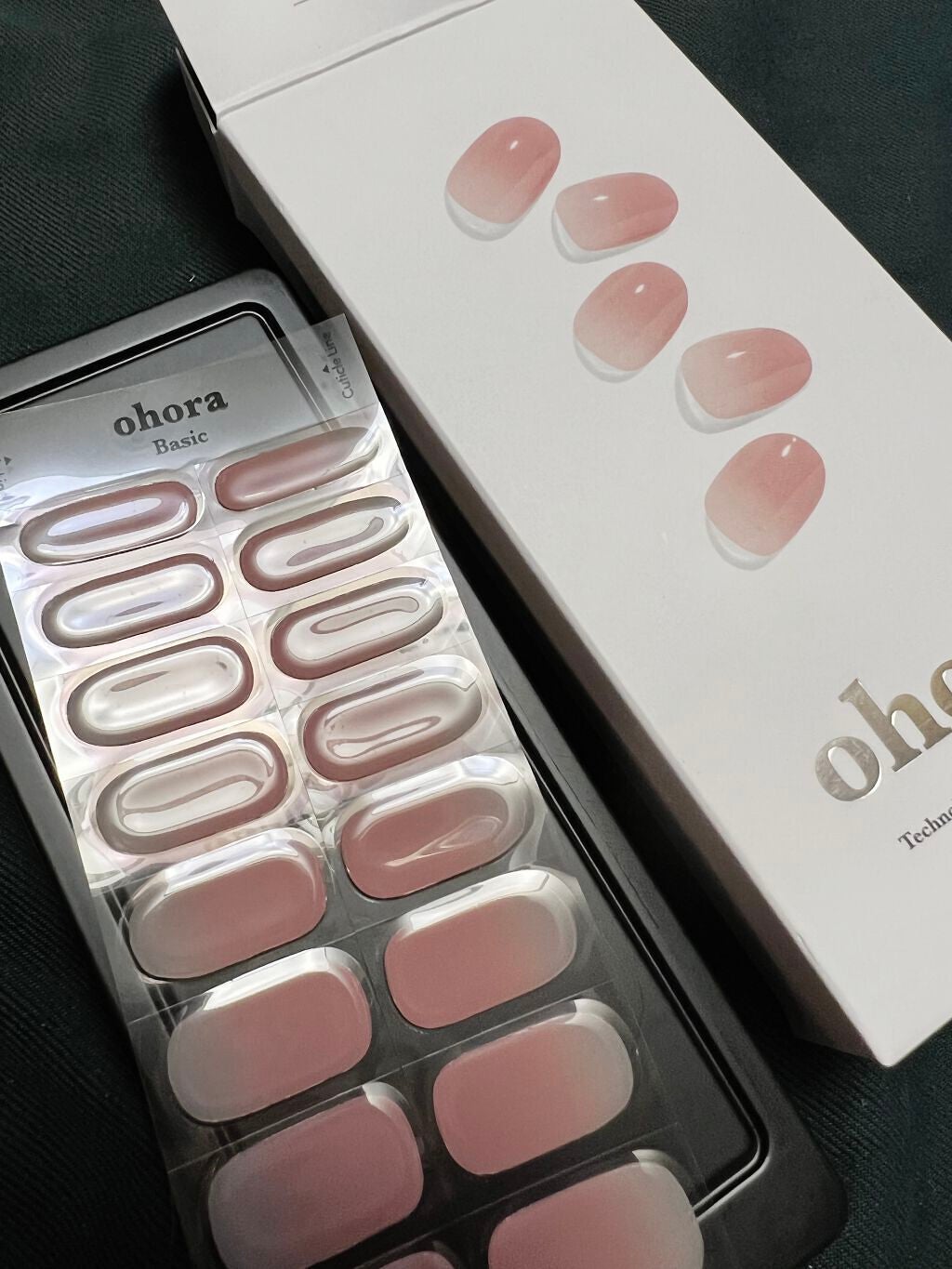 セミキュアジェルネイル(ハンド)/ohora/ネイルシールを使ったクチコミ(1枚目)