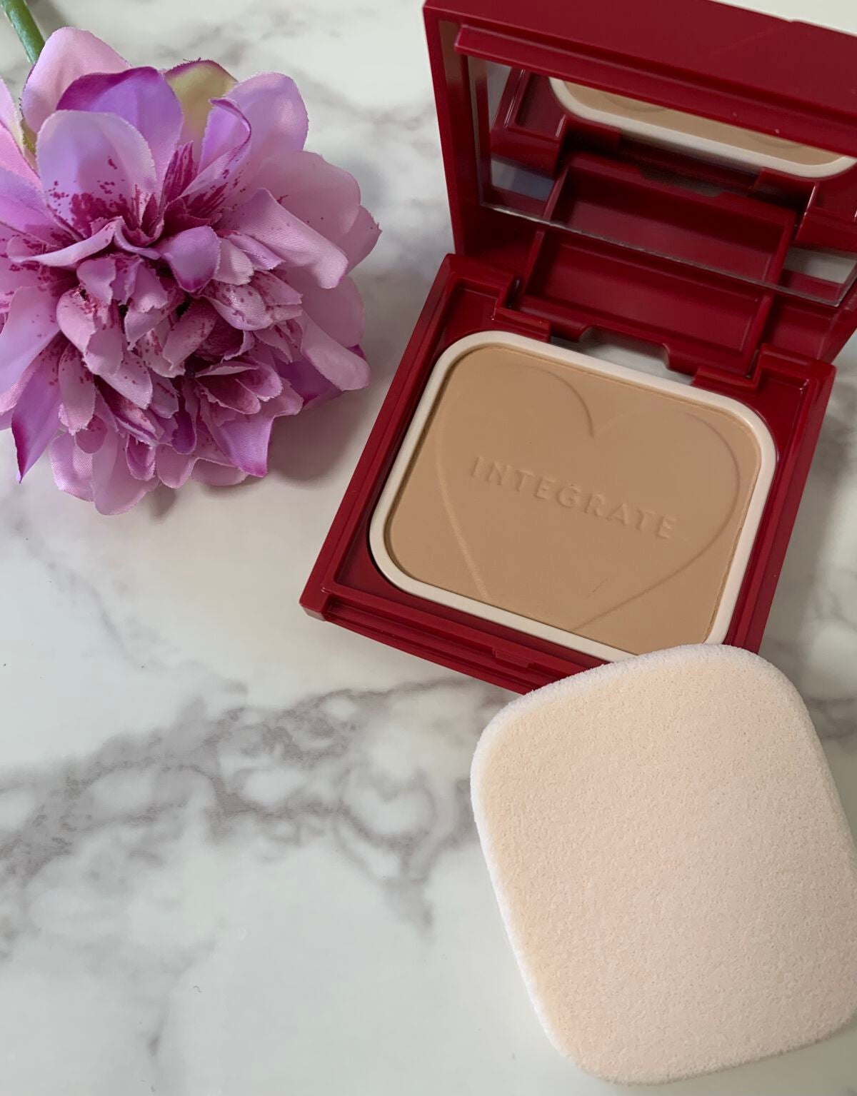 プロフィニッシュファンデーション/インテグレート/パウダーファンデーションを使ったクチコミ(2枚目)