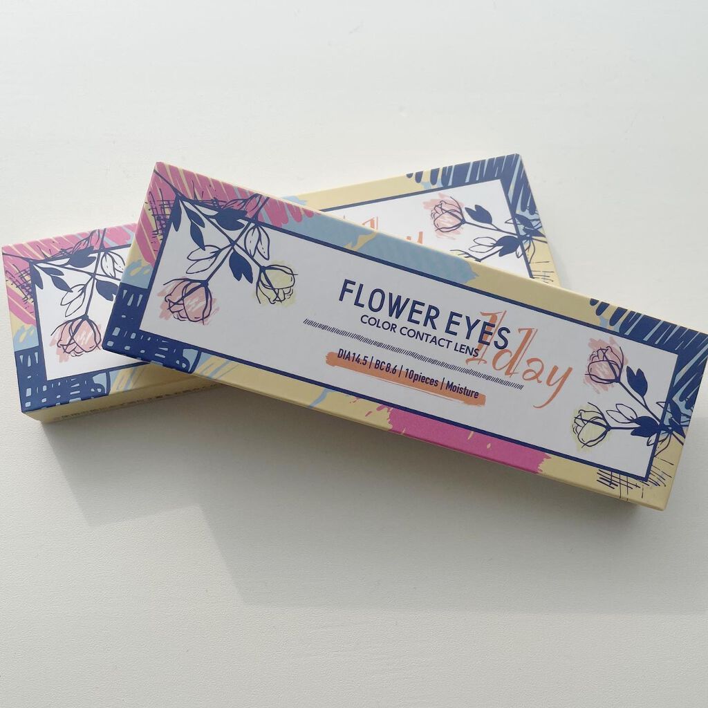 フラワーアイズ ワンデー/株式会社ビューフロンティア/ワンデー(1DAY)カラコンを使ったクチコミ(2枚目)