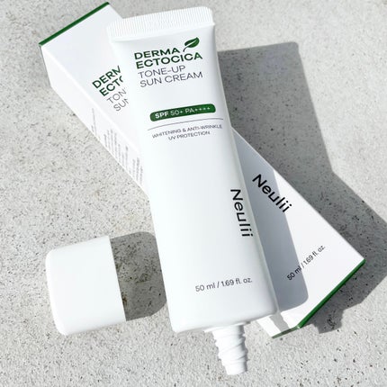 ダーマエクトシカトーンアップサンクリーム/Neulii/日焼け止めクリームを使ったクチコミ(2枚目)