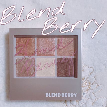 オーラクリエイション 003 ブラウニーベリー&ニュアンスブラウン/BLEND BERRY/アイシャドウパレットを使ったクチコミ(1枚目)