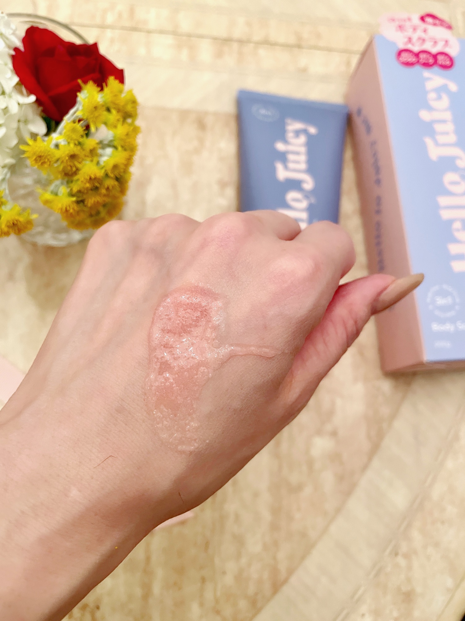 ボディスクラブウォッシュ/Hello Juicy/ボディスクラブを使ったクチコミ（2枚目）