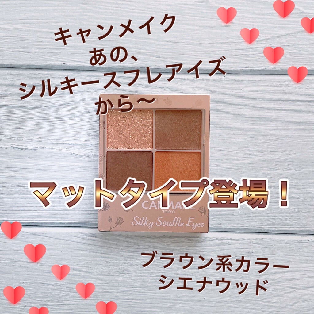 シルキースフレアイズ(マットタイプ)/キャンメイク/アイシャドウパレットを使ったクチコミ(1枚目)