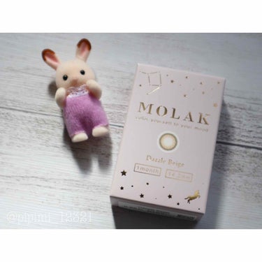 MOLAK 1month ダズルベージュ/MOLAK/１ヶ月（１MONTH）カラコンを使ったクチコミ（1枚目）