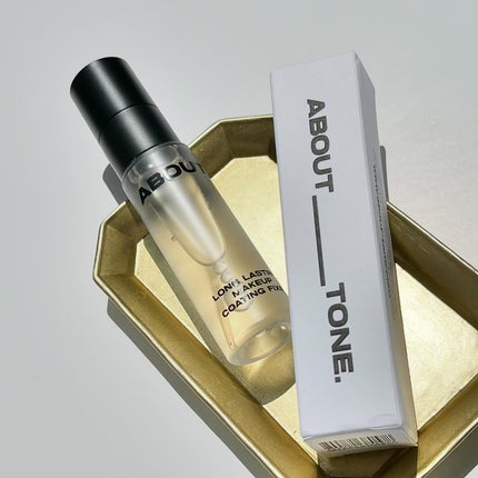 ロングラスティングメイクアップコーティングフィクサー/ABOUT TONE/フィックスミストを使ったクチコミ(1枚目)