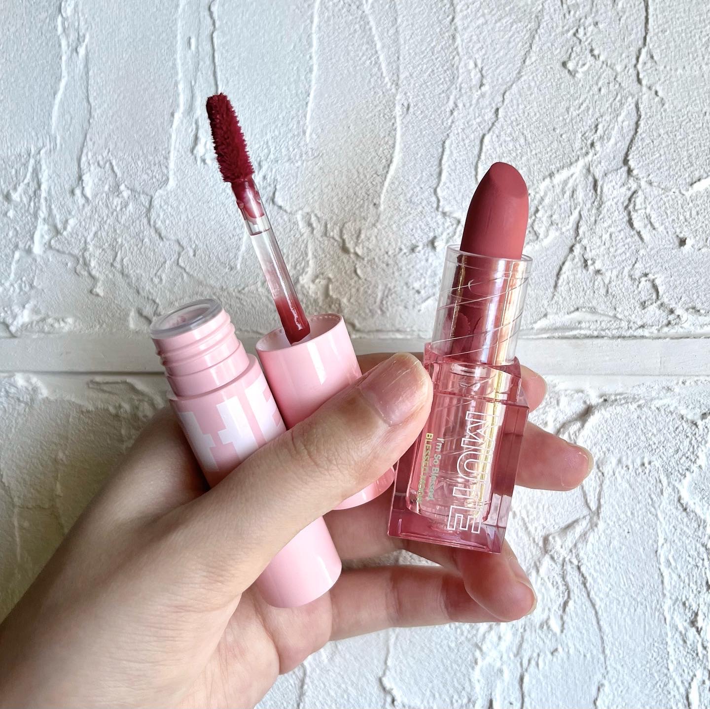 フラッフィリップティント 07 ユアローズ/BLESSED MOON/リップティントを使ったクチコミ（2枚目）