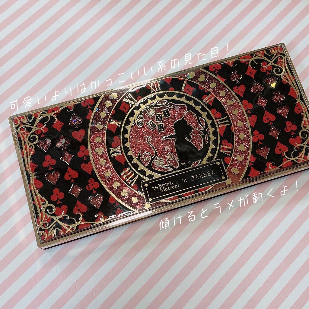 アリスドリームランドシリーズ 12色アイシャドウパレット(ZEESEA×大英博物館)/ZEESEA/アイシャドウパレットを使ったクチコミ(2枚目)