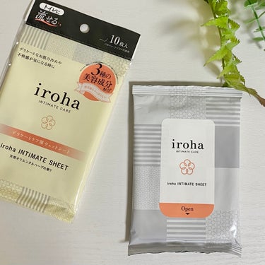 iroha INTIMATE SHEET/iroha INTIMATE CARE/その他生理用品を使ったクチコミ（1枚目）