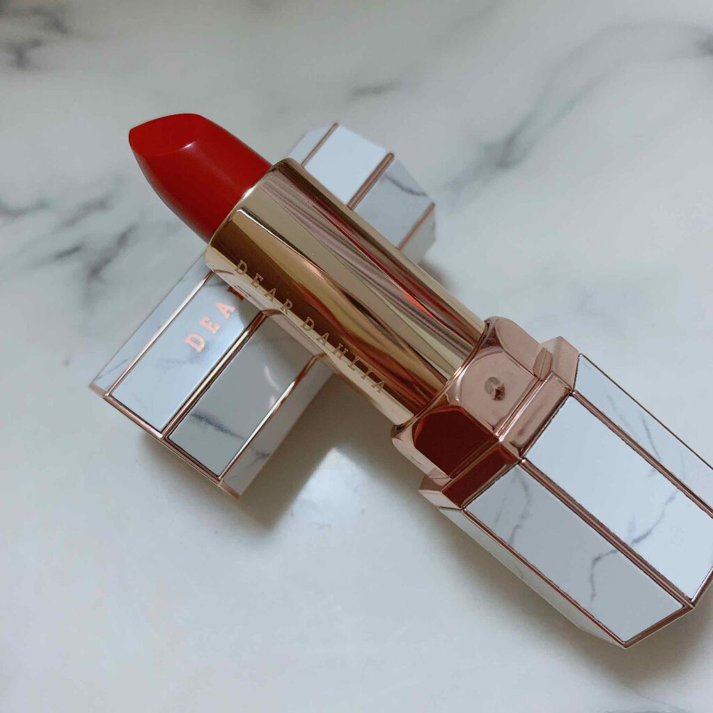 リップ パラダイス インテンス サテン 806 ルビー/DEAR DAHLIA/口紅を使ったクチコミ（2枚目）