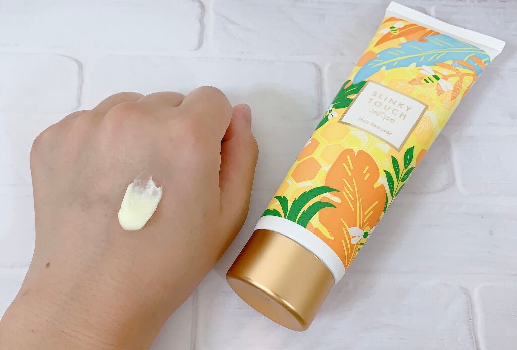 除毛クリーム ジャスミンハニー/スリンキータッチ セルフスパ/除毛クリームを使ったクチコミ(3枚目)