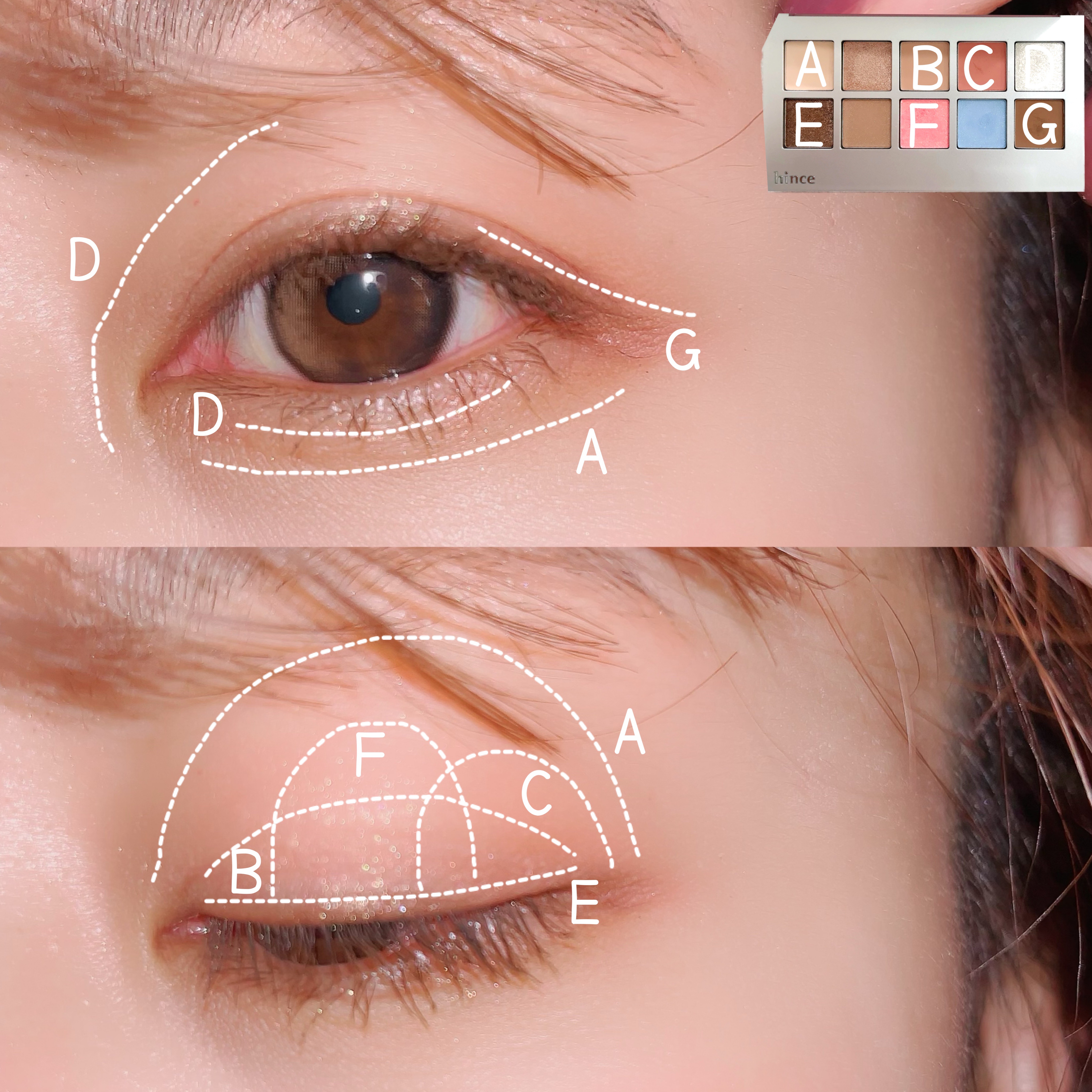 ハンオールブロウカラ/rom&nd/眉マスカラを使ったクチコミ（3枚目）