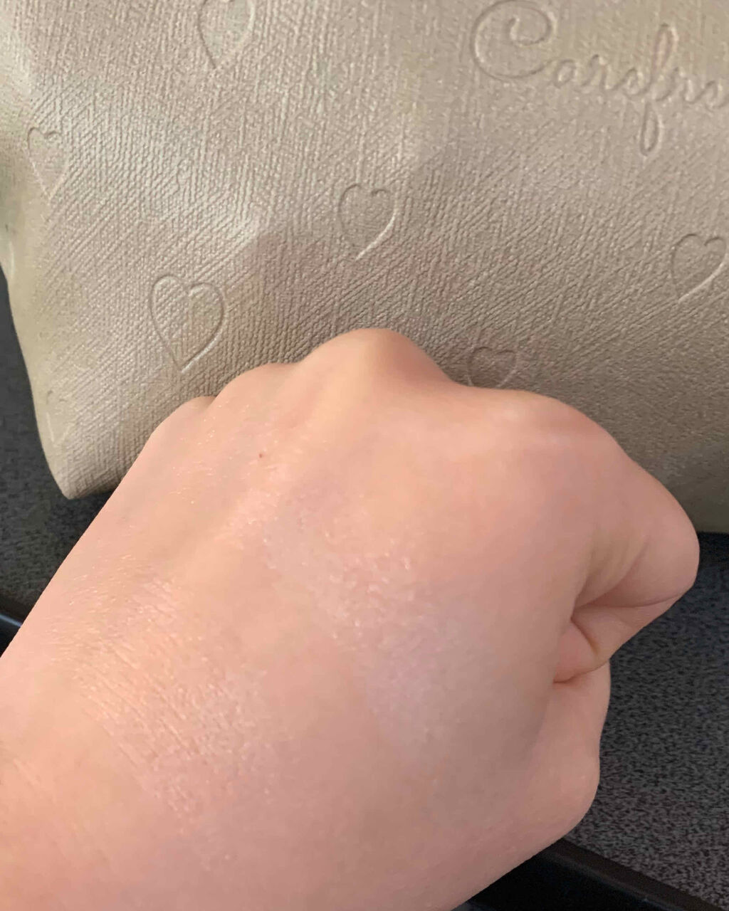 UR GLAM　FACE GLOSS STICK/U R GLAM/ジェル・クリームチークを使ったクチコミ（2枚目）