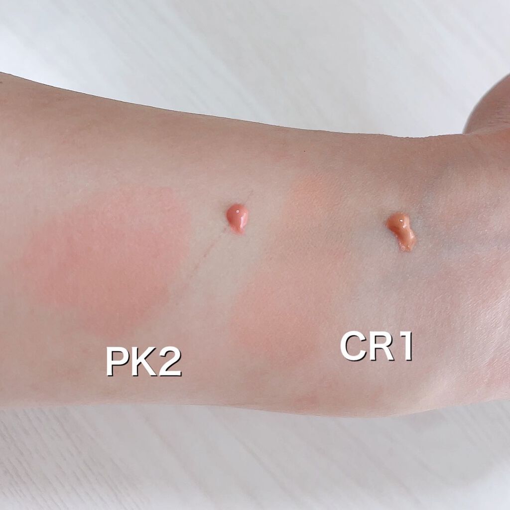 ティンティド モイスチャライザー ブラッシュ PK2 SOUTHBOUND/ローラ メルシエ/ジェル・クリームチークを使ったクチコミ（2枚目）