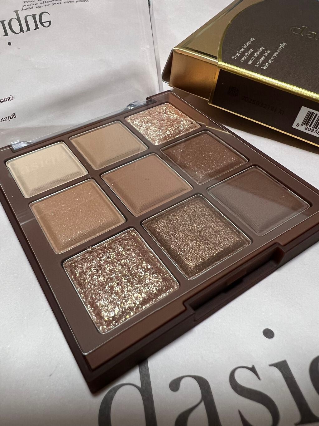 シャドウパレット/dasique/アイシャドウパレットを使ったクチコミ(1枚目)