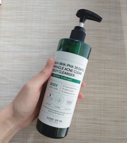 AHA·BHA·PHA 30デイズミラクルアクネボディクレンザー/SOME BY MI/ボディソープを使ったクチコミ(2枚目)