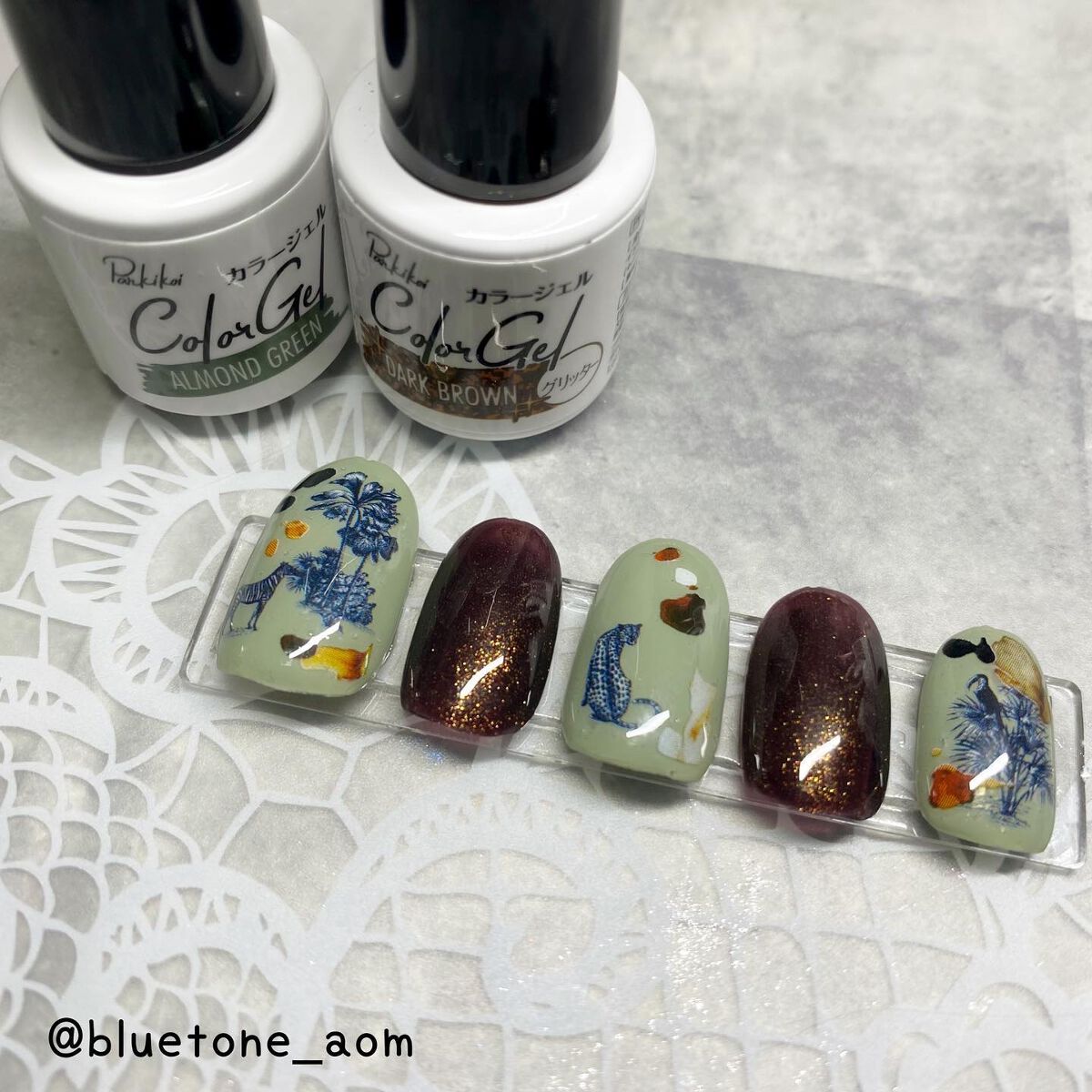 パル カラージェル/キャンドゥ/ジェルネイルを使ったクチコミ(4枚目)