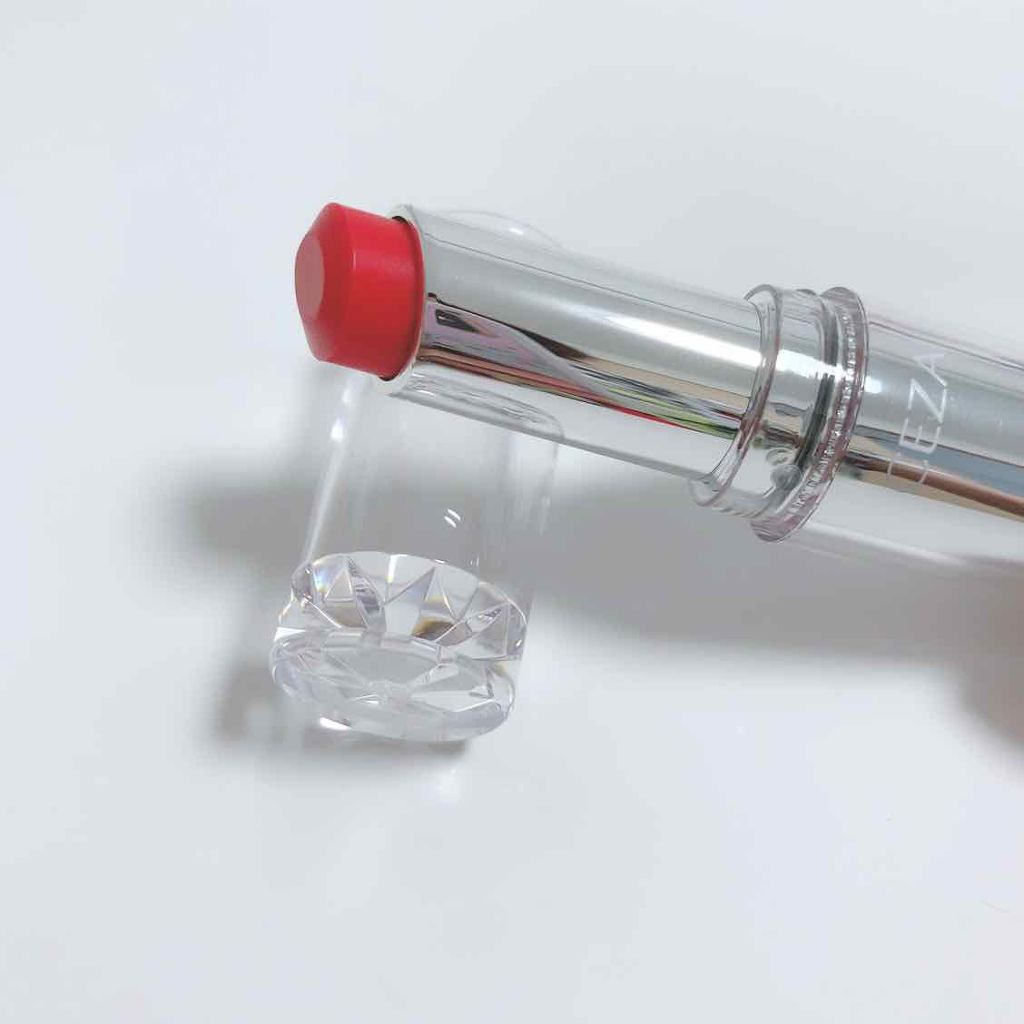 ラスティンググロスリップ/CEZANNE/口紅を使ったクチコミ（2枚目）