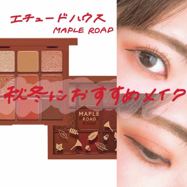 #エチュードハウス 
#エチュードハウスパレット 
#メープルロード
#ETUDE HOUSE
#etudehouse 
#アイシャドウ 
#アイシャドウパレット 
#アイメイク 
#アイメイク 初心者