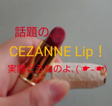 ラスティング リップカラーN/CEZANNE/口紅を使ったクチコミ（1枚目）