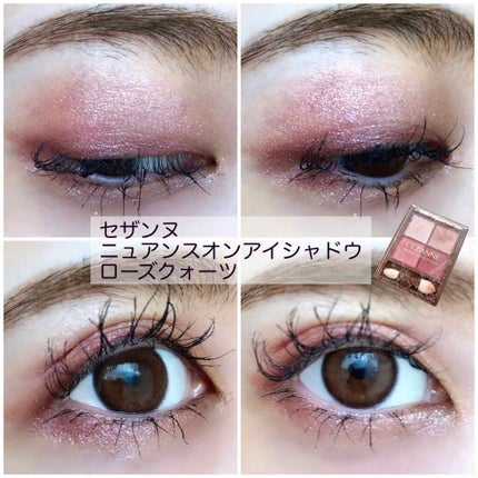 ニュアンスオンアイシャドウ/CEZANNE/アイシャドウパレットを使ったクチコミ(1枚目)