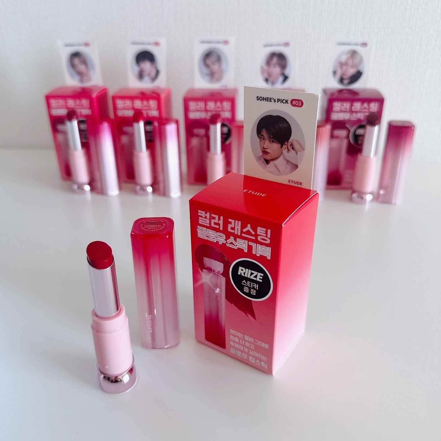 カラーラスティンググロウスティック/ETUDE/口紅を使ったクチコミ(5枚目)