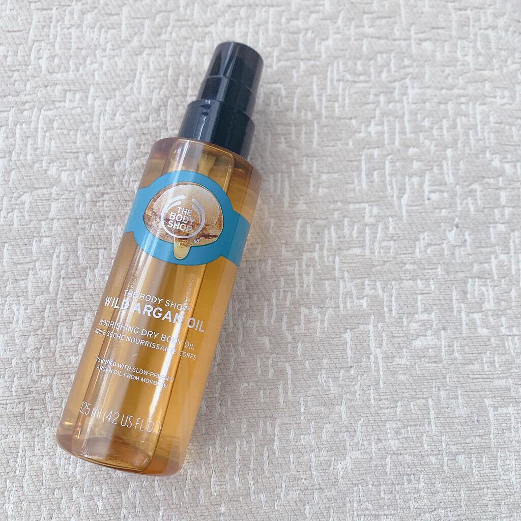 ドライボディオイル ワイルドアルガン/THE BODY SHOP/ボディオイルを使ったクチコミ(2枚目)
