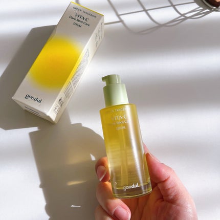 グリーンタンジェリン ビタC ダークスポットケアセラム/goodal/美容液を使ったクチコミ(7枚目)