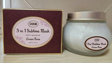 ヘアマスク 3in1 Green Rose/SABON/洗い流すヘアトリートメントを使ったクチコミ（1枚目）