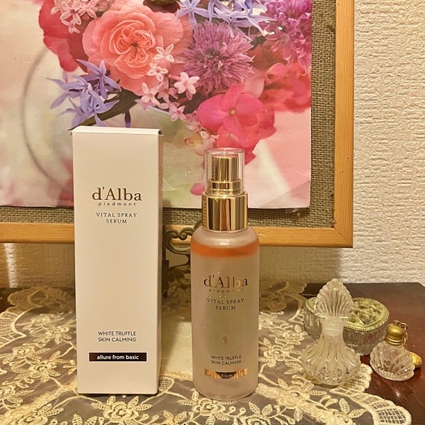 ダルバ ホワイトトリュフバイタルスプレーセラム/ダルバ/ミスト状化粧水を使ったクチコミ（1枚目）