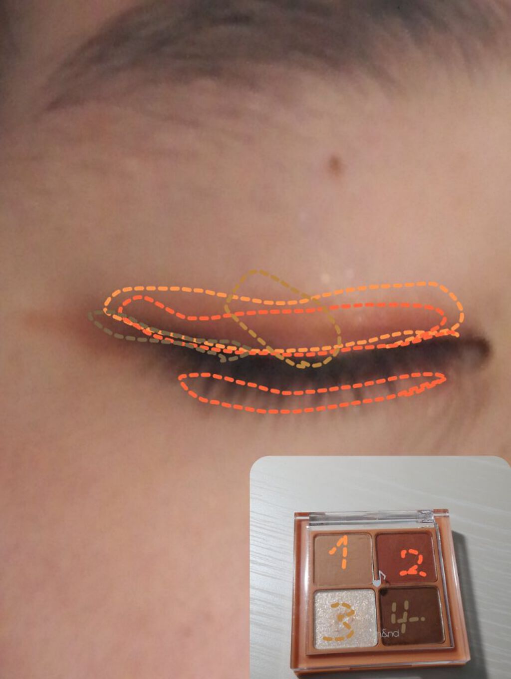 ベターザンアイズ ミュージックシリーズ/rom&nd/アイシャドウパレットを使ったクチコミ(6枚目)