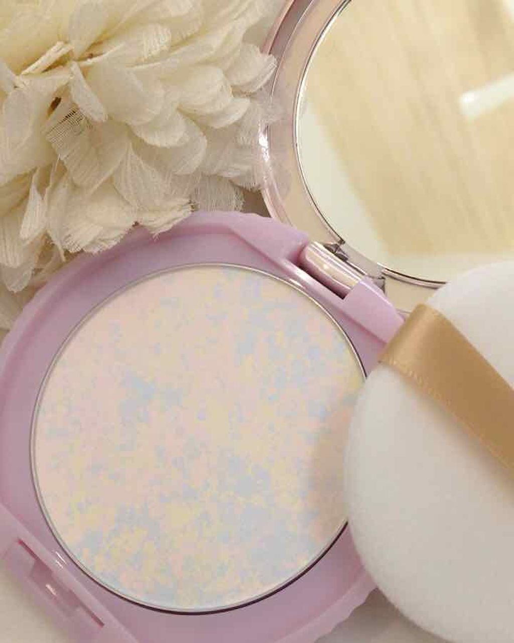 トランスペアレントフィニッシュパウダー/キャンメイク/プレストパウダーを使ったクチコミ（2枚目）