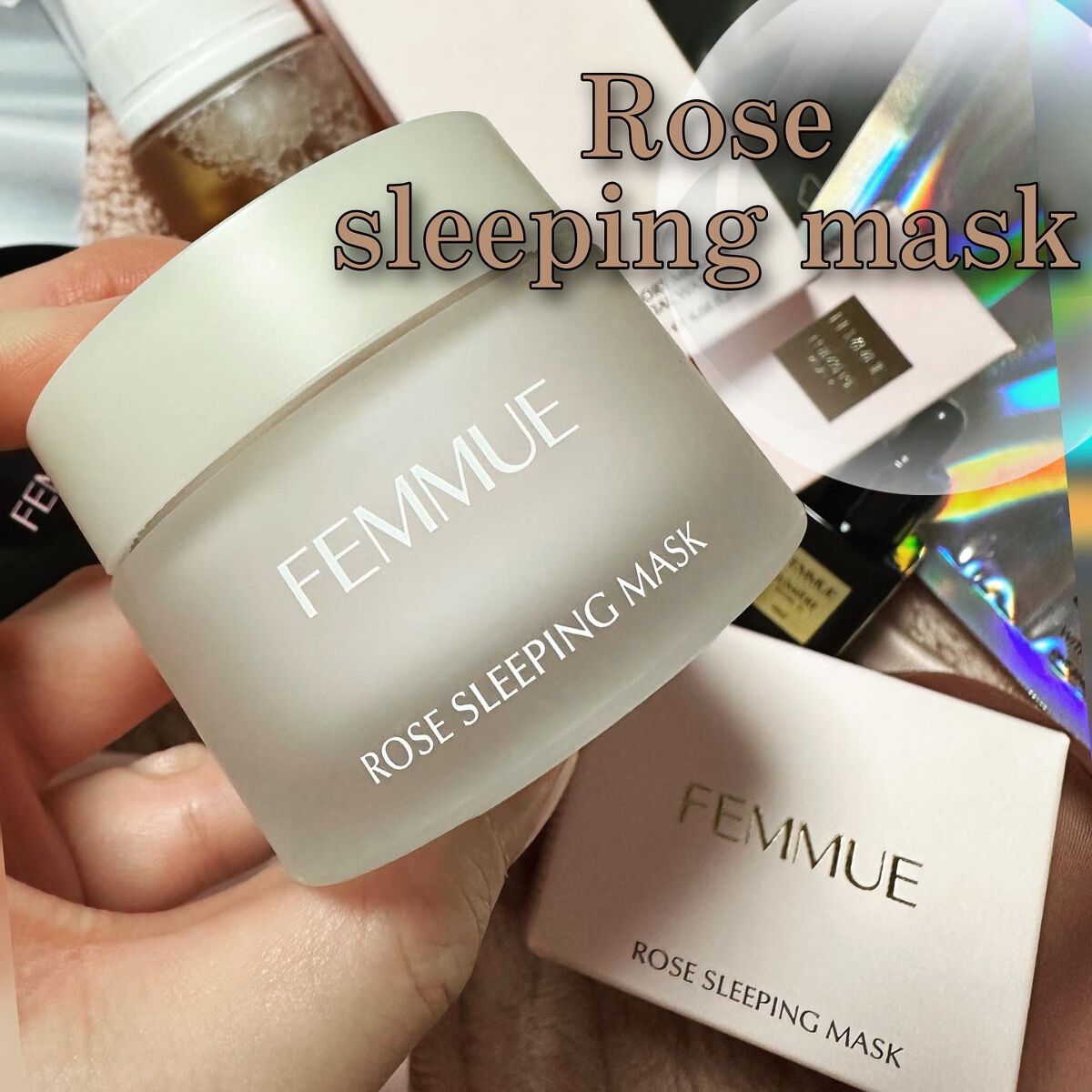 ドリームグロウマスク RR（透明感・キメ）/FEMMUE/シートマスク・パックを使ったクチコミ（3枚目）