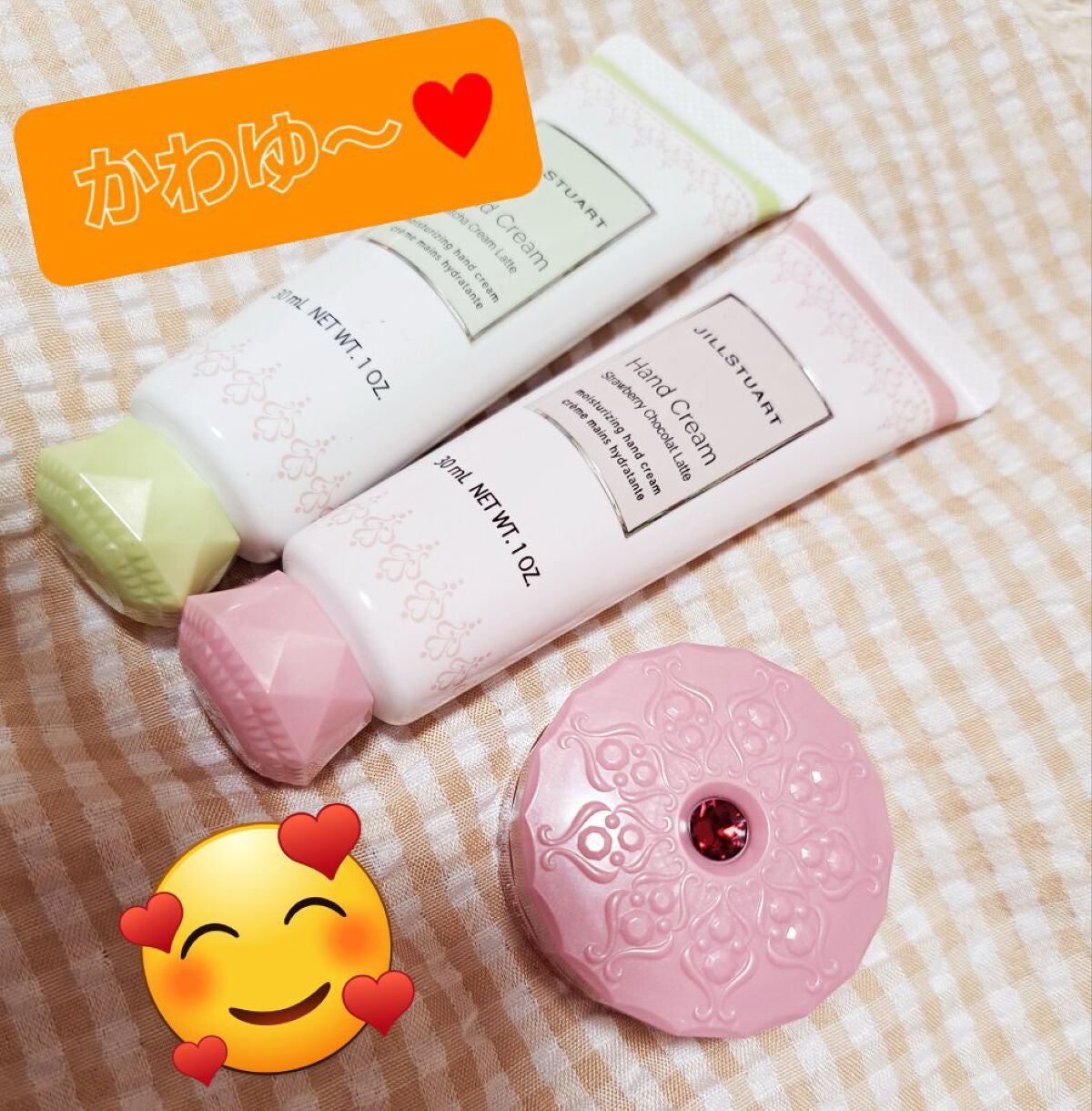 ハンドクリーム ストロベリー ショコララテ/JILL STUART/ハンドクリームを使ったクチコミ(1枚目)