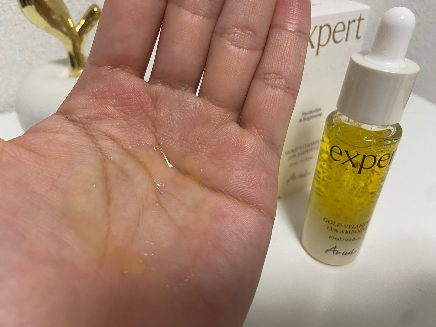 ゴールドビタミンC13%アンプル/Ariul/美容液を使ったクチコミ(8枚目)