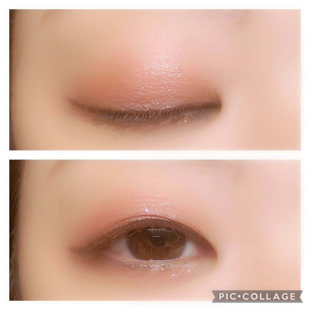 リキッド グリッター シャドウ/rom&nd/グリッターを使ったクチコミ（3枚目）