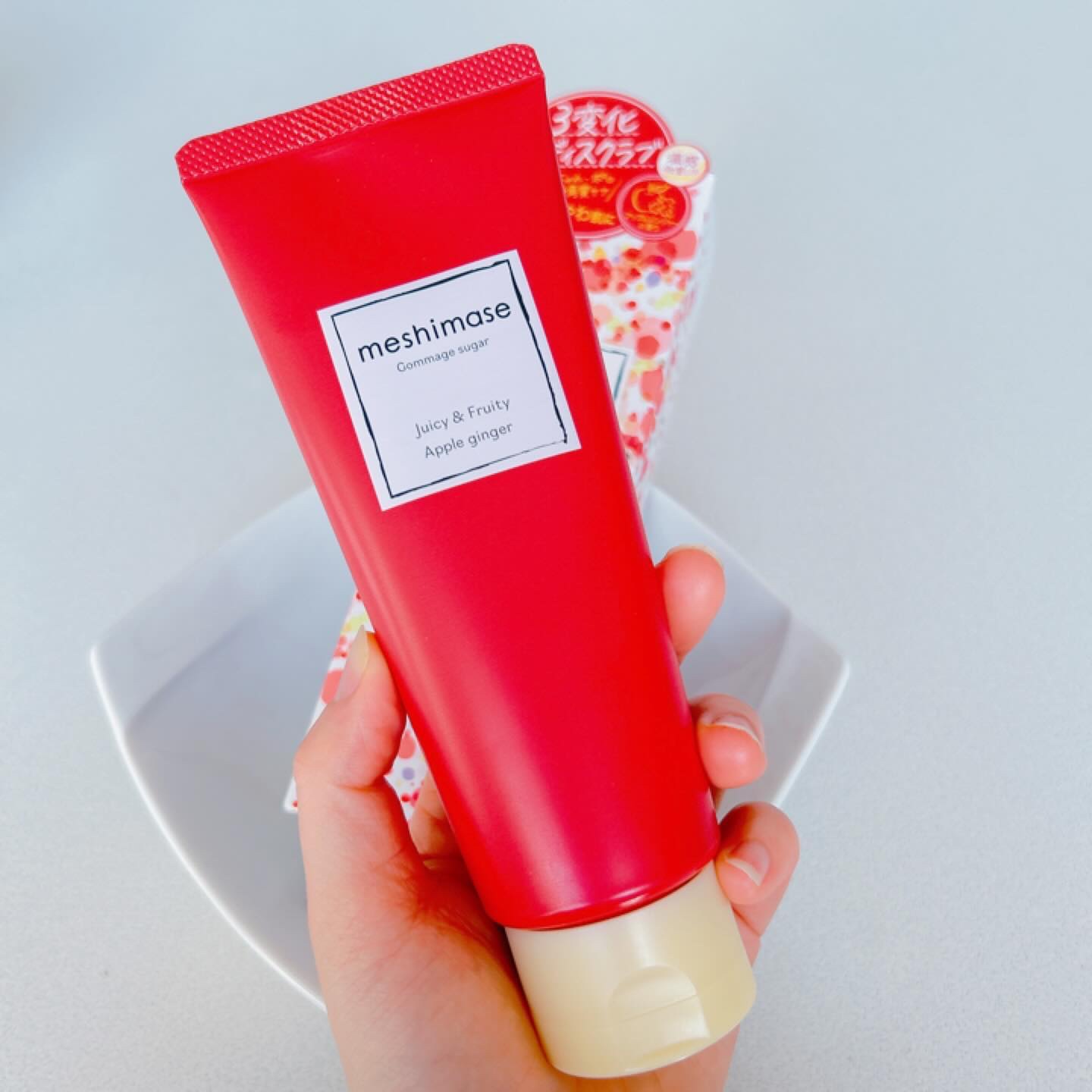 ゴマージュシュガー アップルジンジャー/meshimase/ボディスクラブを使ったクチコミ（3枚目）